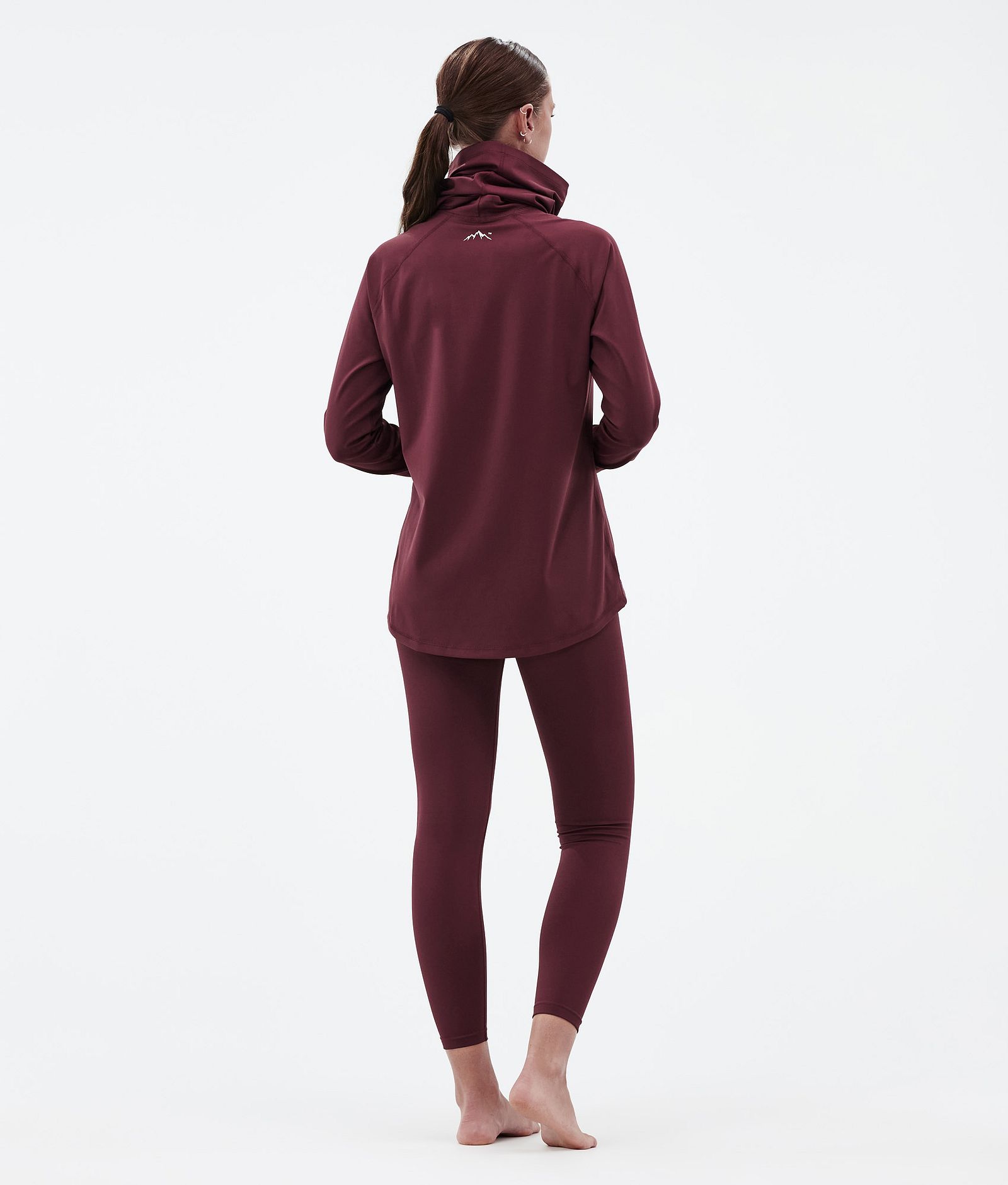 Snuggle W Pantaloni Termici Donna 2X-Up Burgundy, Immagine 4 di 7