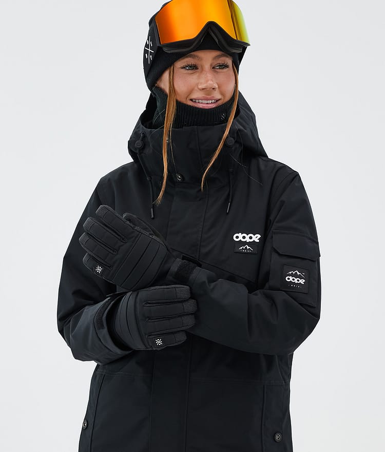 Ace Ski Gloves Black, Image 4 of 5