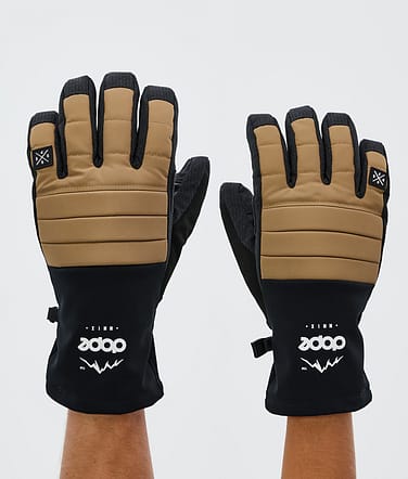 Ace Ski Gloves Gold