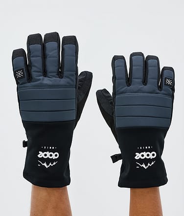 Ace Ski Gloves Metal Blue