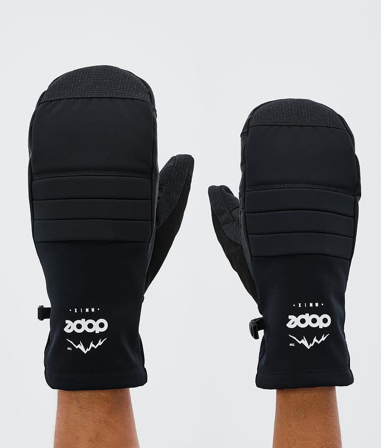 Ace Snow Mittens Black, Image 1 of 5