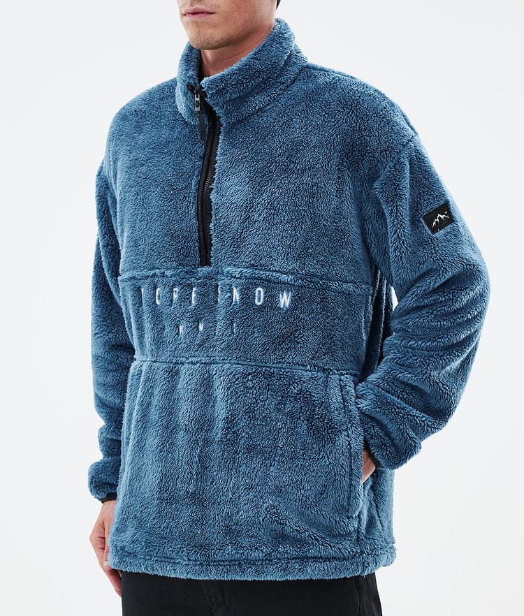 Pile Fleecepullover Herren Blue Steel, Bild 7 von 7