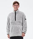 Pile Fleece Sweater Men Light Grey