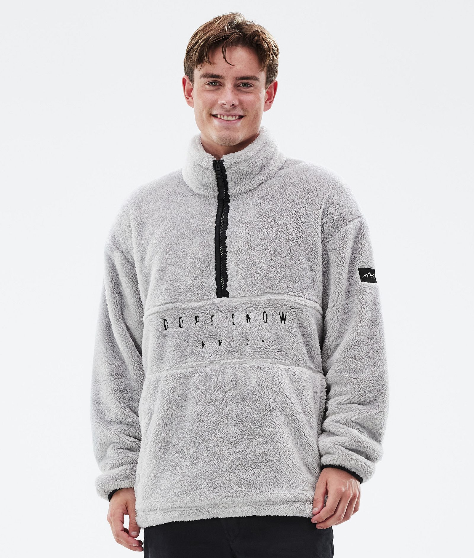 Pile Fleece Sweater Men Light Grey, Image 1 of 7