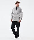 Pile Fleecepullover Herren Light Grey Renewed, Bild 3 von 7