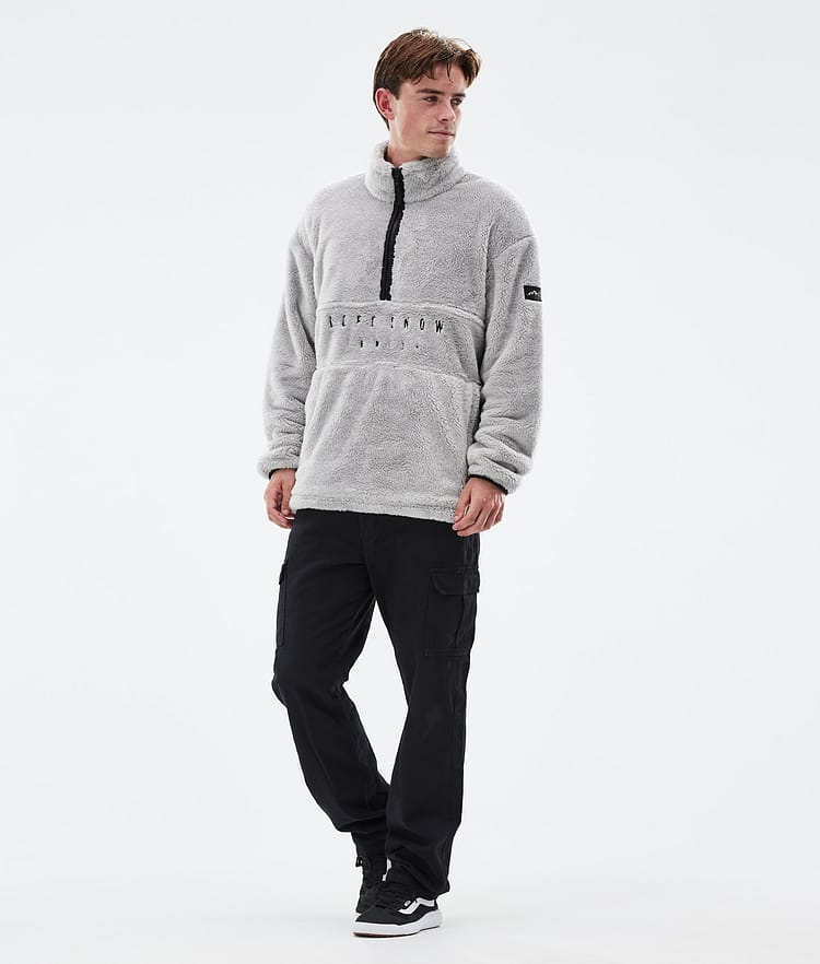 Pile Fleece Trui Heren Light Grey, Afbeelding 3 van 7