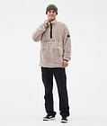 Pile Fleecepullover Herren Sand Renewed, Bild 3 von 7