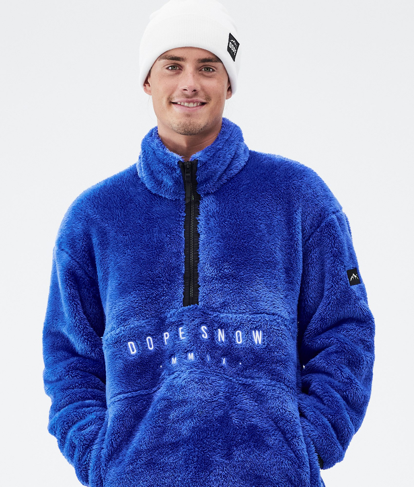 Dope Pile Sweat Polaire Homme Cobalt Blue