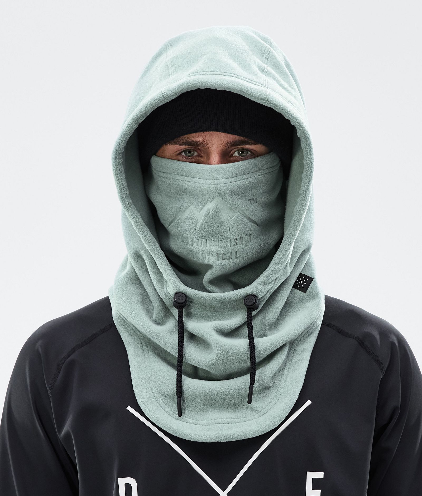 Cozy Hood II Ansiktsmasker Faded Green, Bilde 3 av 4