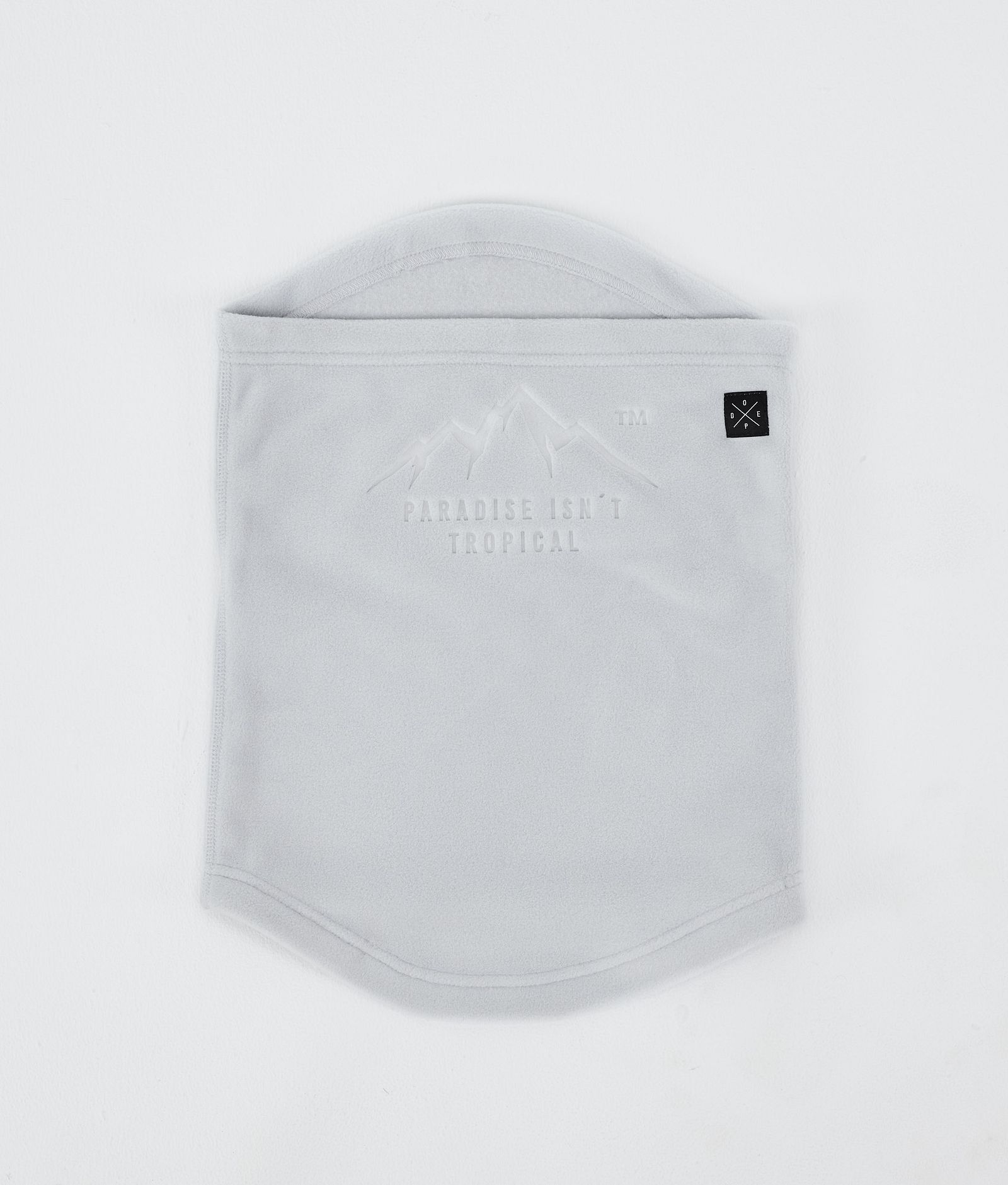 Cozy Tube Facemask Light Grey, Image 1 of 4