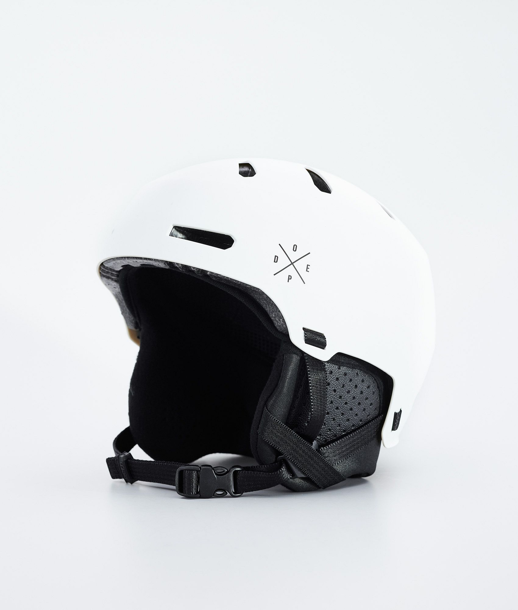 Dope Macon 2.0 Men's Ski Helmet Matte White w/ Black