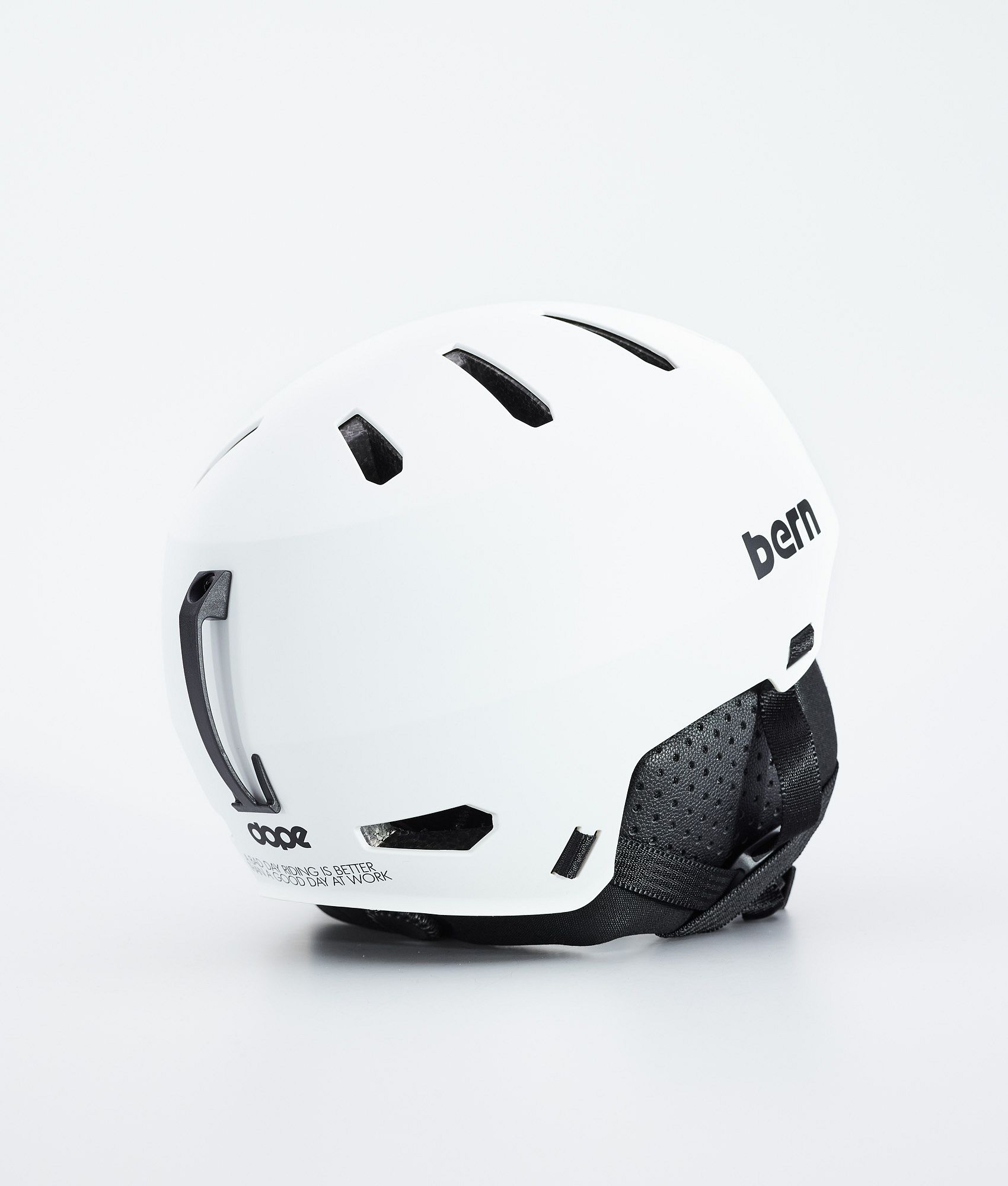 Dope Macon 2.0 Men's Ski Helmet Matte White w/ Black