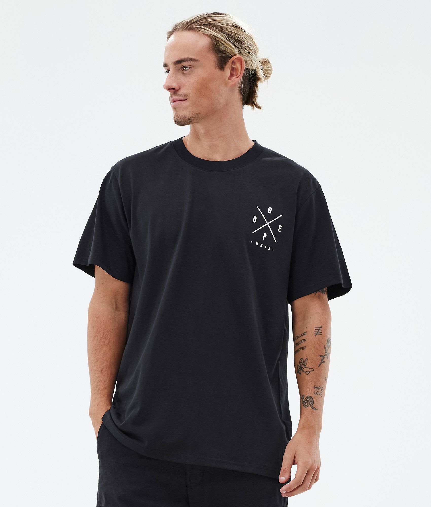 Dope Standard T-shirt Men 2X-Up Black | Dopesnow UK