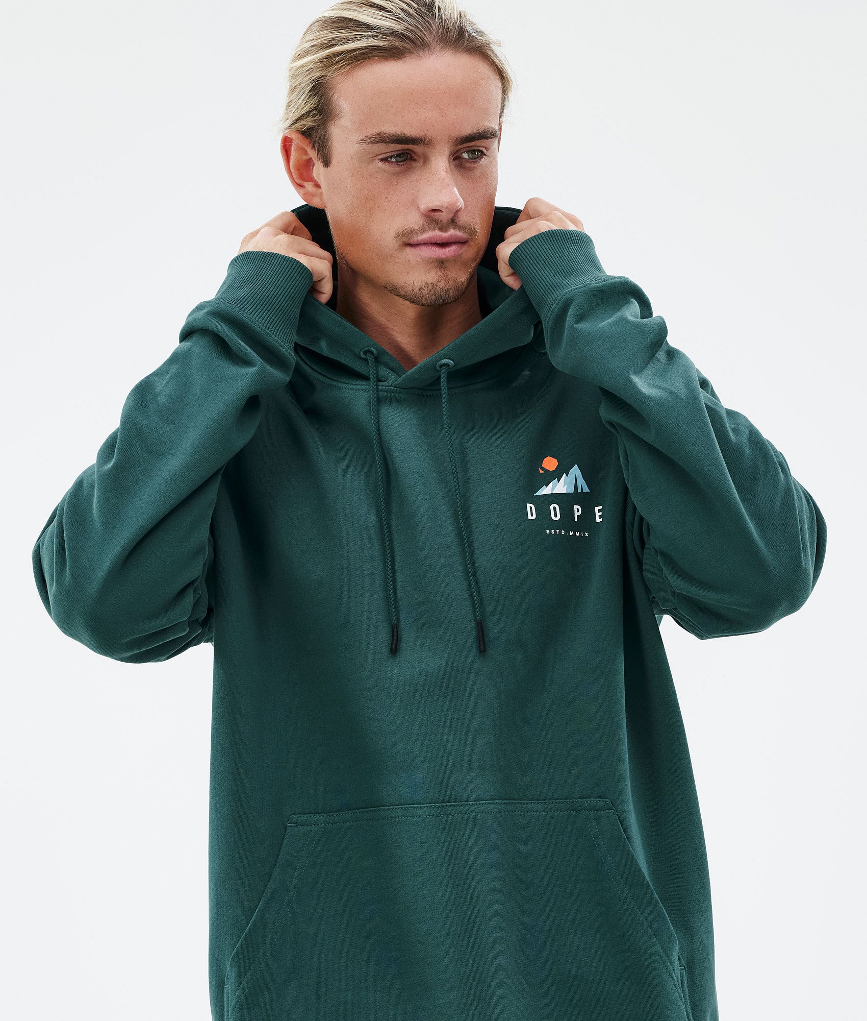 Mens green hoodie uk sale