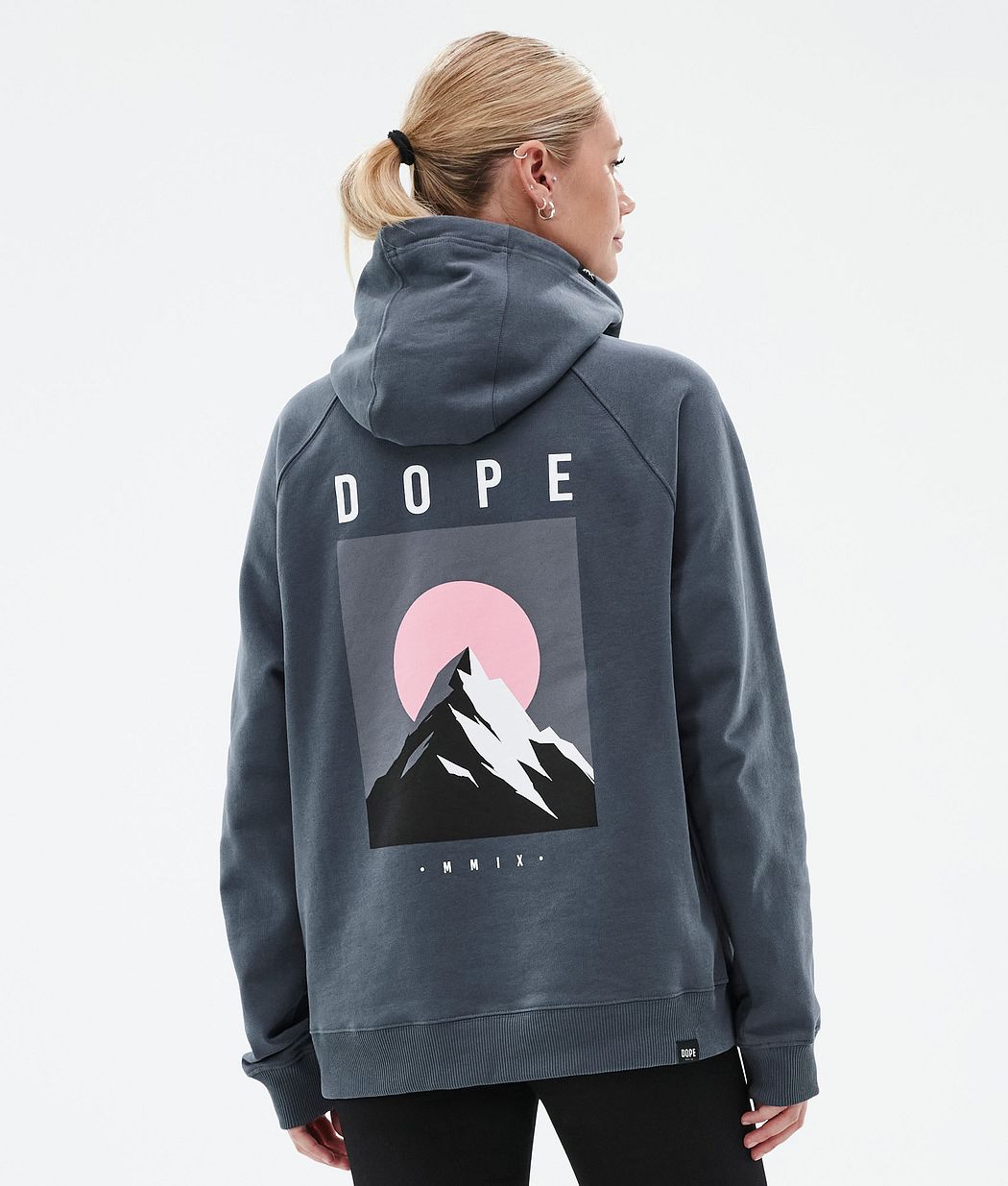 Dope Common W Hoodie Women Aphex Metal Blue | Dopesnow.com