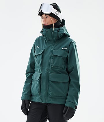 Dope Snow Zenith W Snowboard Jacket Women Bottle Green