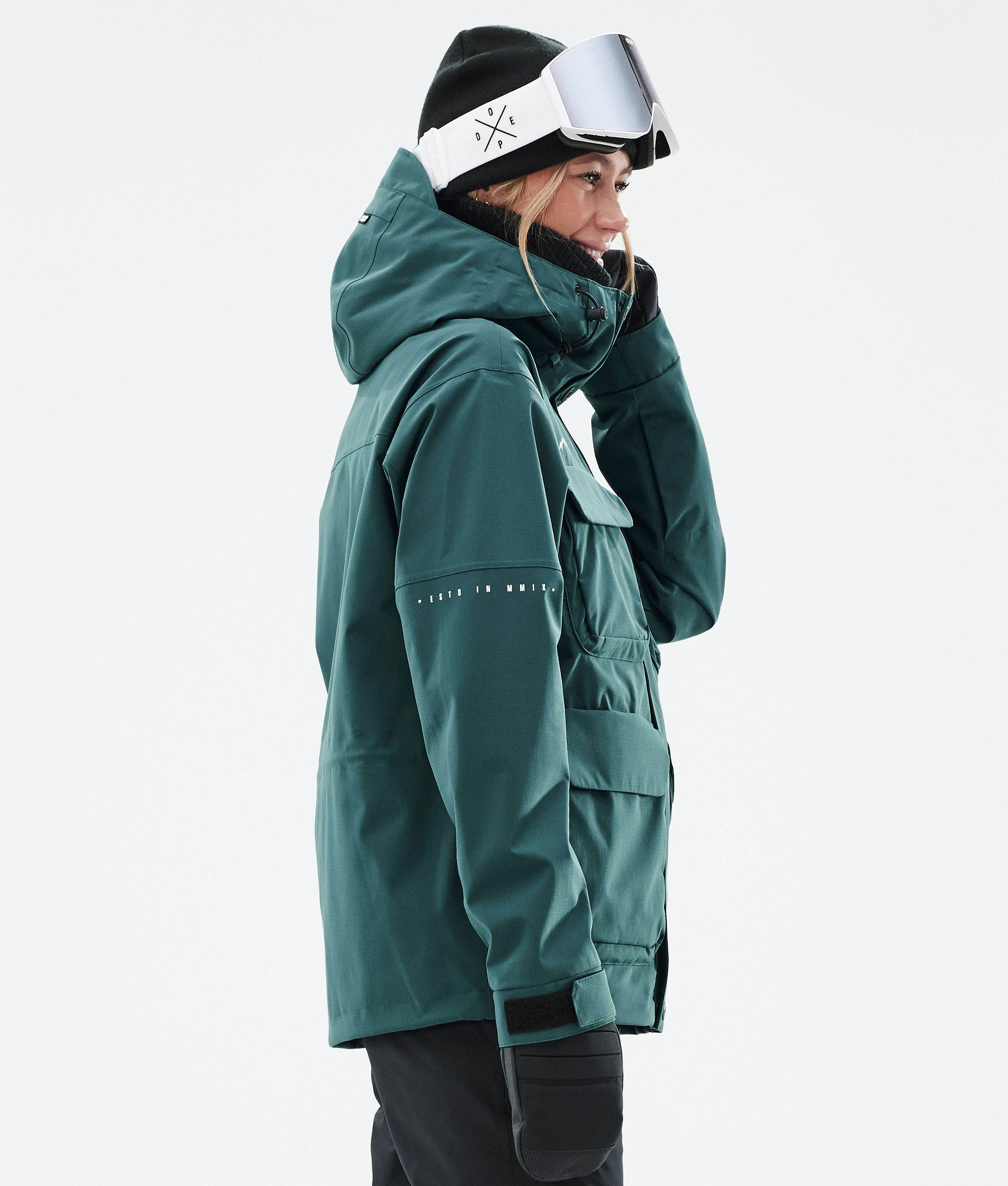 North face fantasy hot sale ridge jacket green