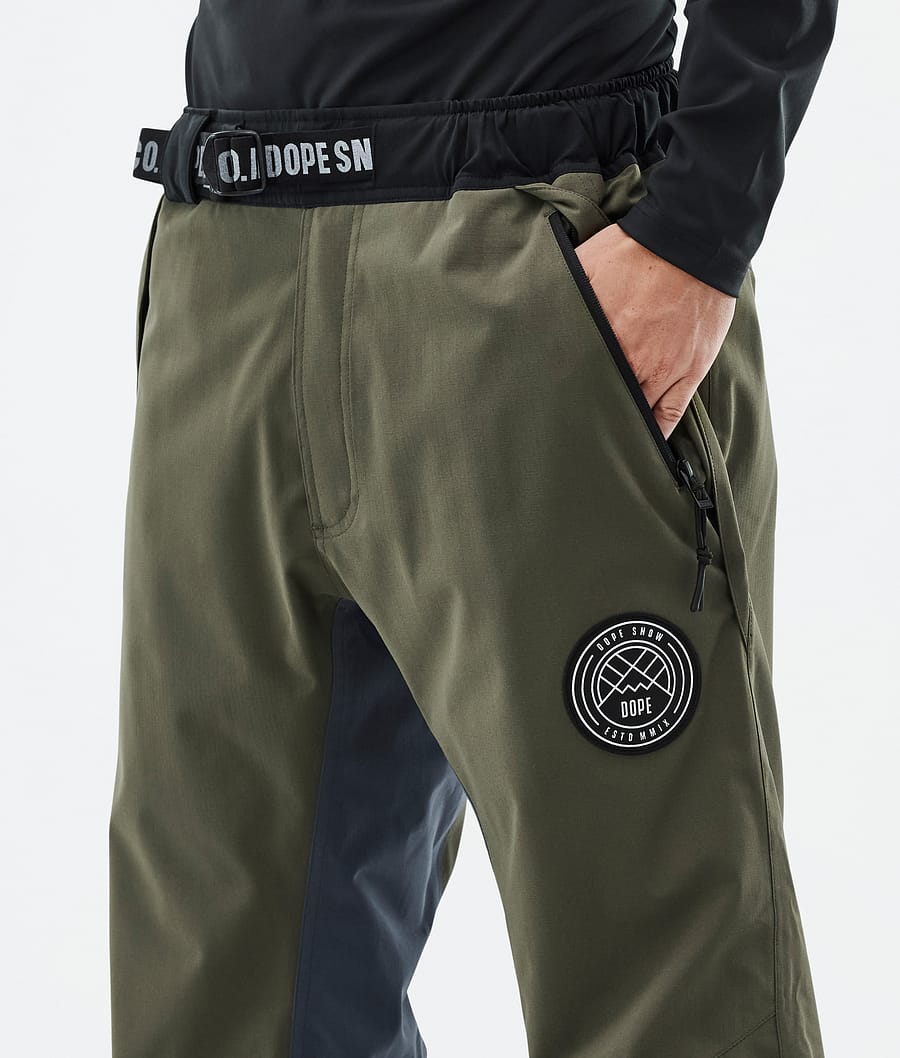 Dope Ollie Pantalon Polaire Homme Black/Gold