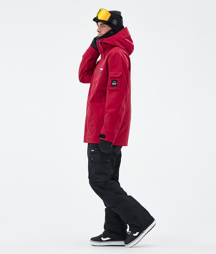 Adept Snowboard Jacket Men Deep Red, Image 3 of 9