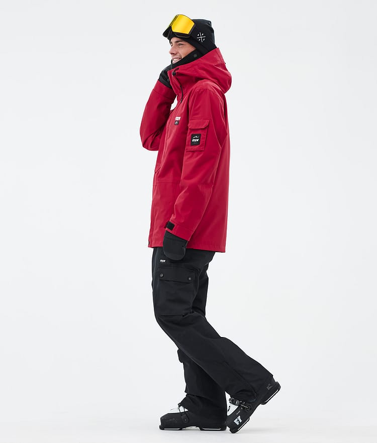 Adept Manteau Ski Homme Deep Red, Image 3 sur 9