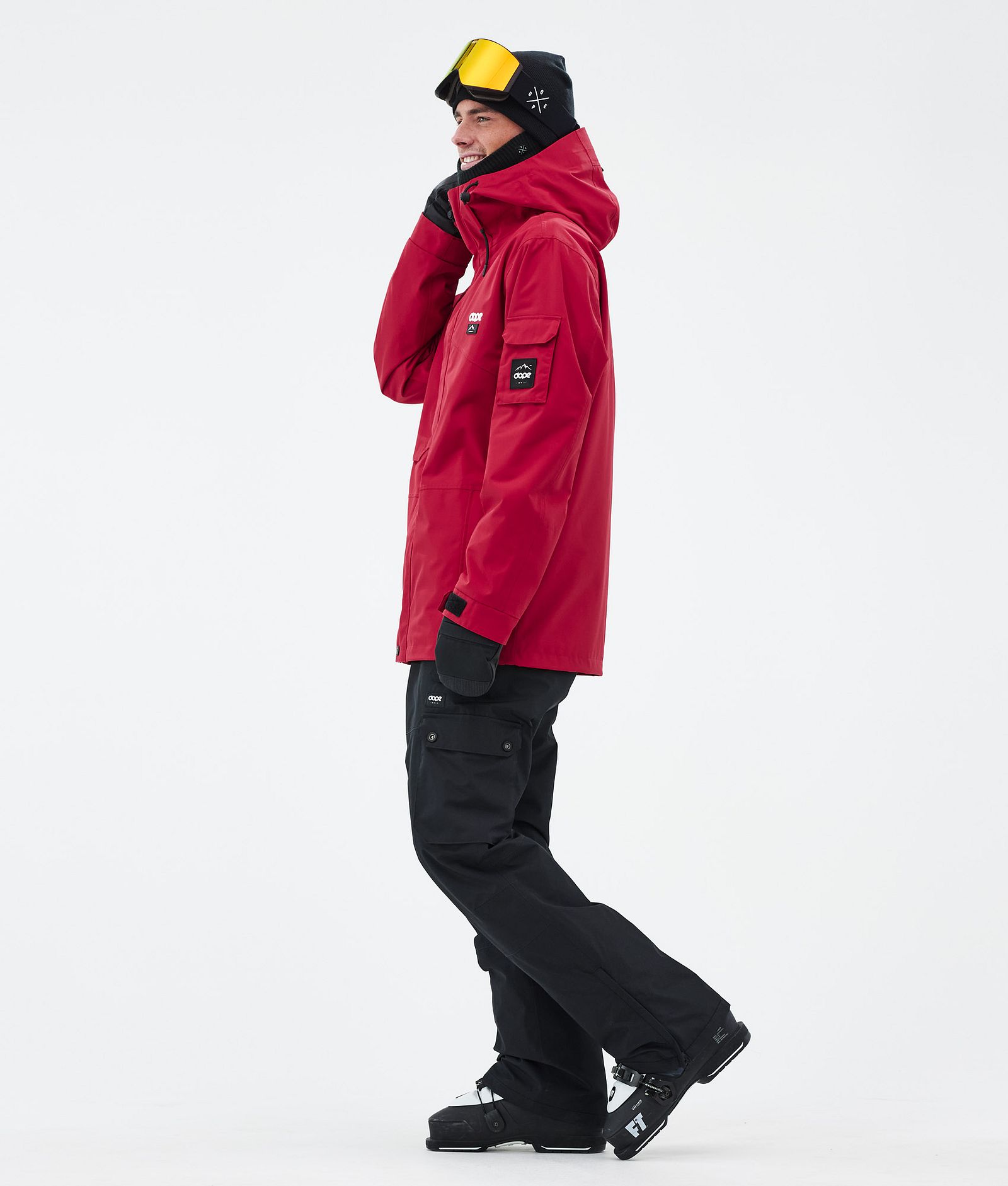 Adept Veste de Ski Homme Deep Red, Image 3 sur 9