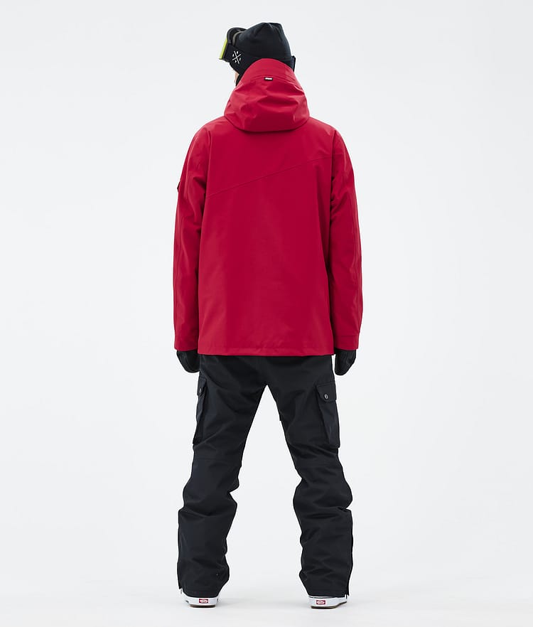 Adept Snowboardjakke Herre Deep Red Renewed, Billede 4 af 9