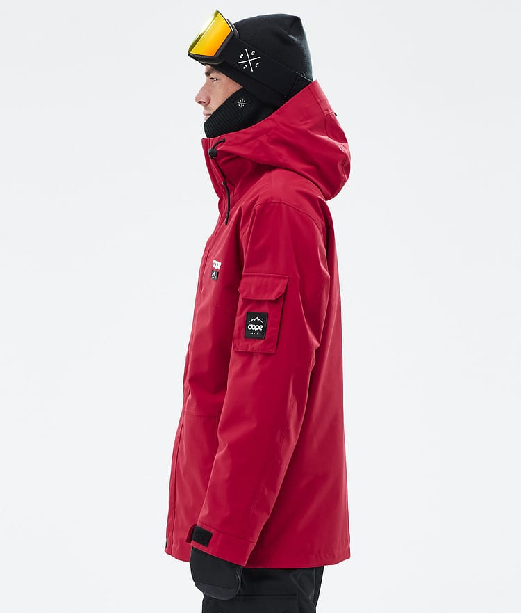 Adept Snowboardjacka Herr Deep Red Renewed, Bild 5 av 9