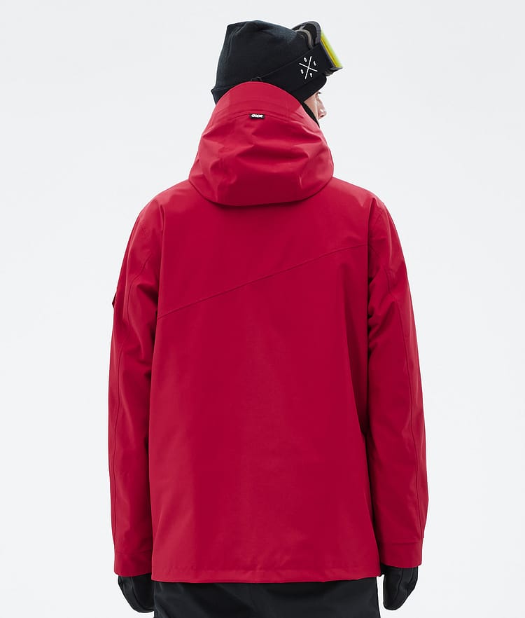 Adept Veste Snowboard Homme Deep Red, Image 6 sur 9