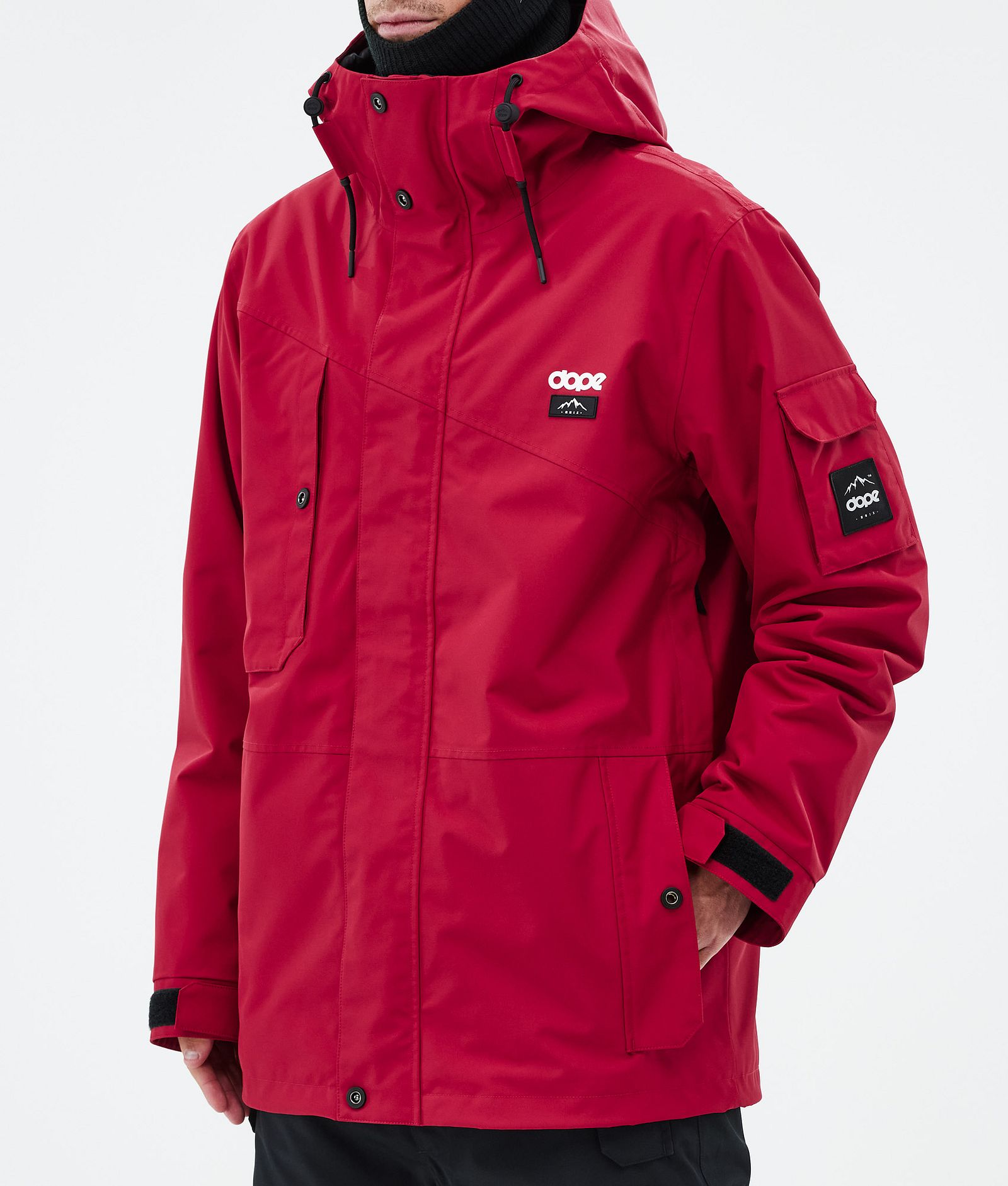 Adept Snowboard Jacket Men Deep Red, Image 7 of 9