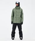 Adept Skijacke Herren Moss Green, Bild 2 von 9