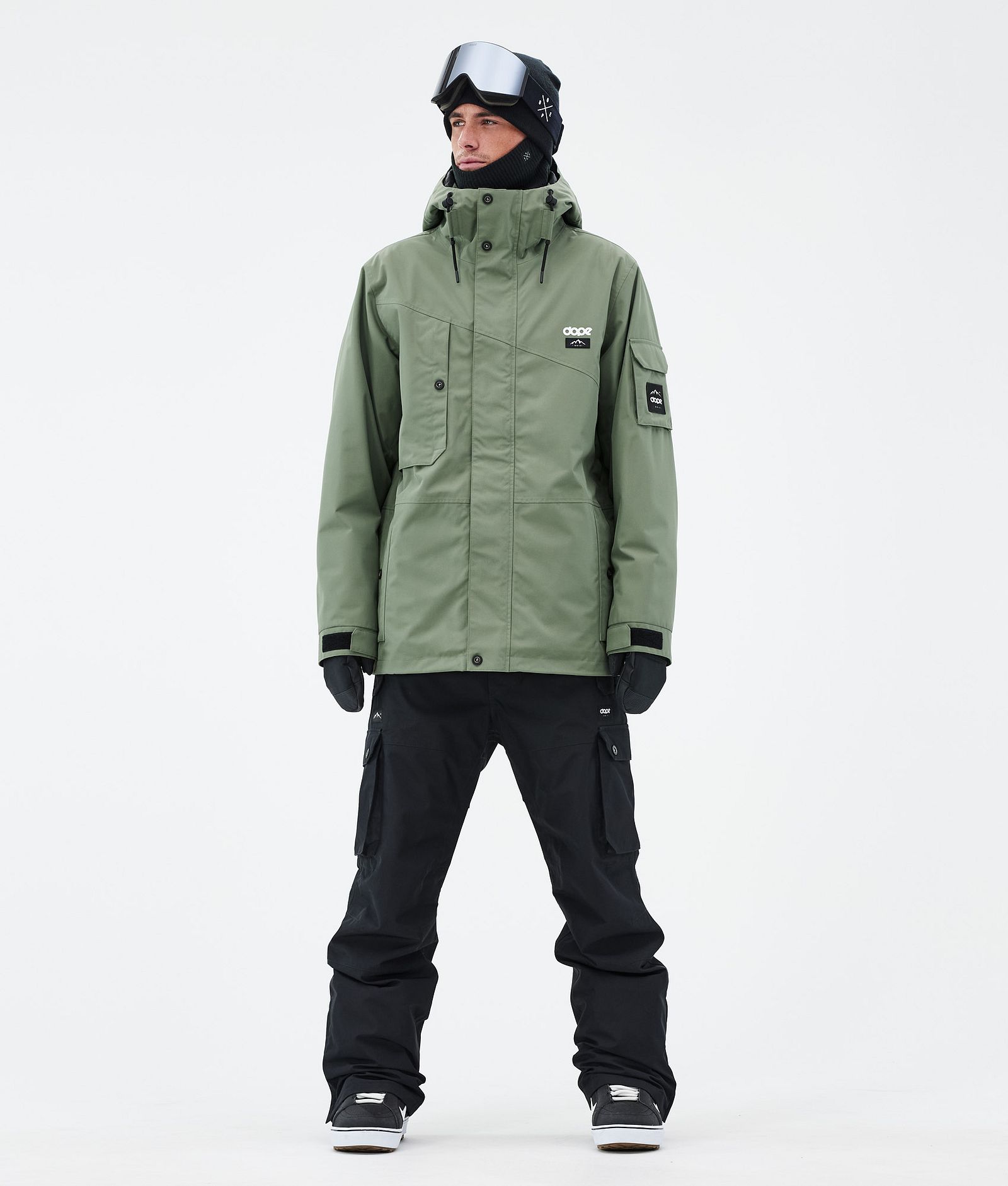 Adept Kurtka Snowboardowa Mężczyźni Moss Green, Zdjęcie 2 z 9