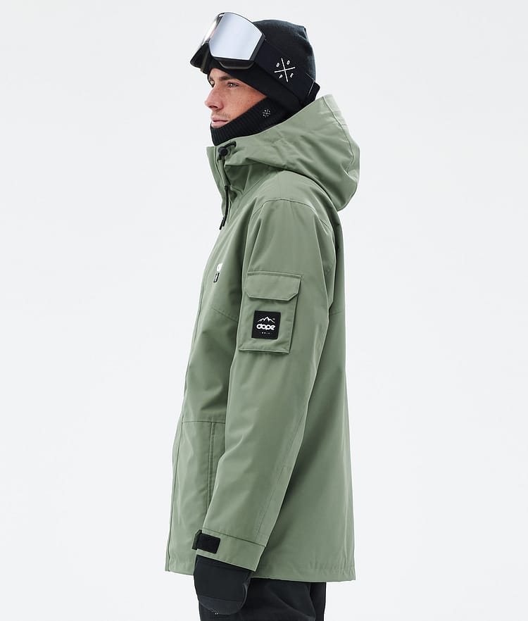 Adept Snowboardjacka Herr Moss Green, Bild 5 av 9