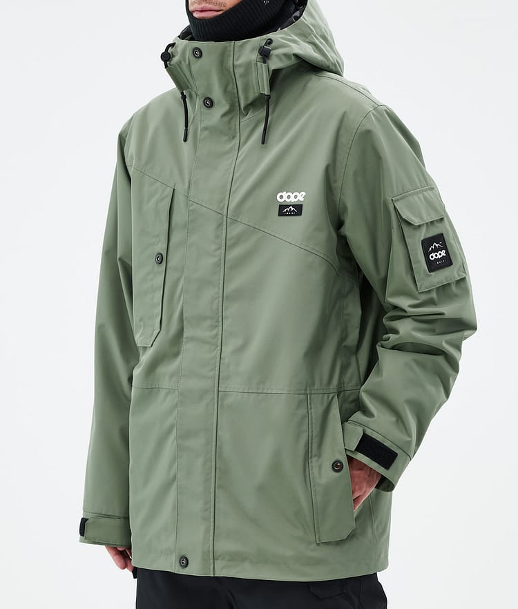 Adept Veste Snowboard Homme Moss Green, Image 7 sur 9