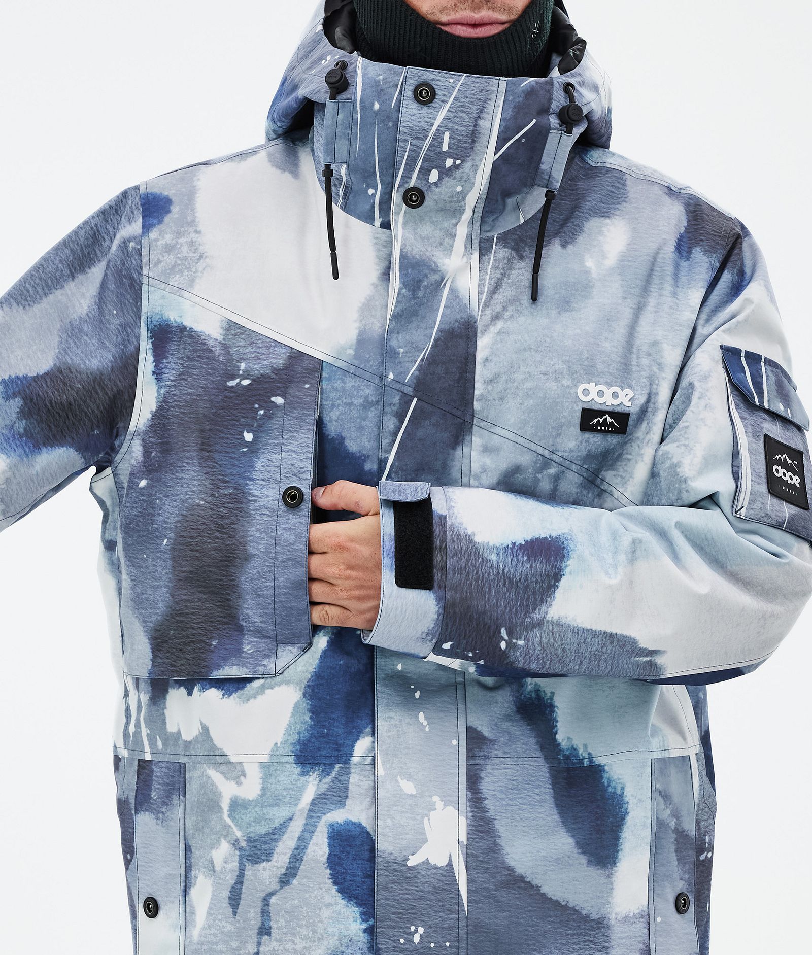 Adept Veste Snowboard Homme Nightmare Blue, Image 8 sur 9