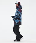 Adept Veste Snowboard Homme Shards Burgundy Blue, Image 3 sur 9