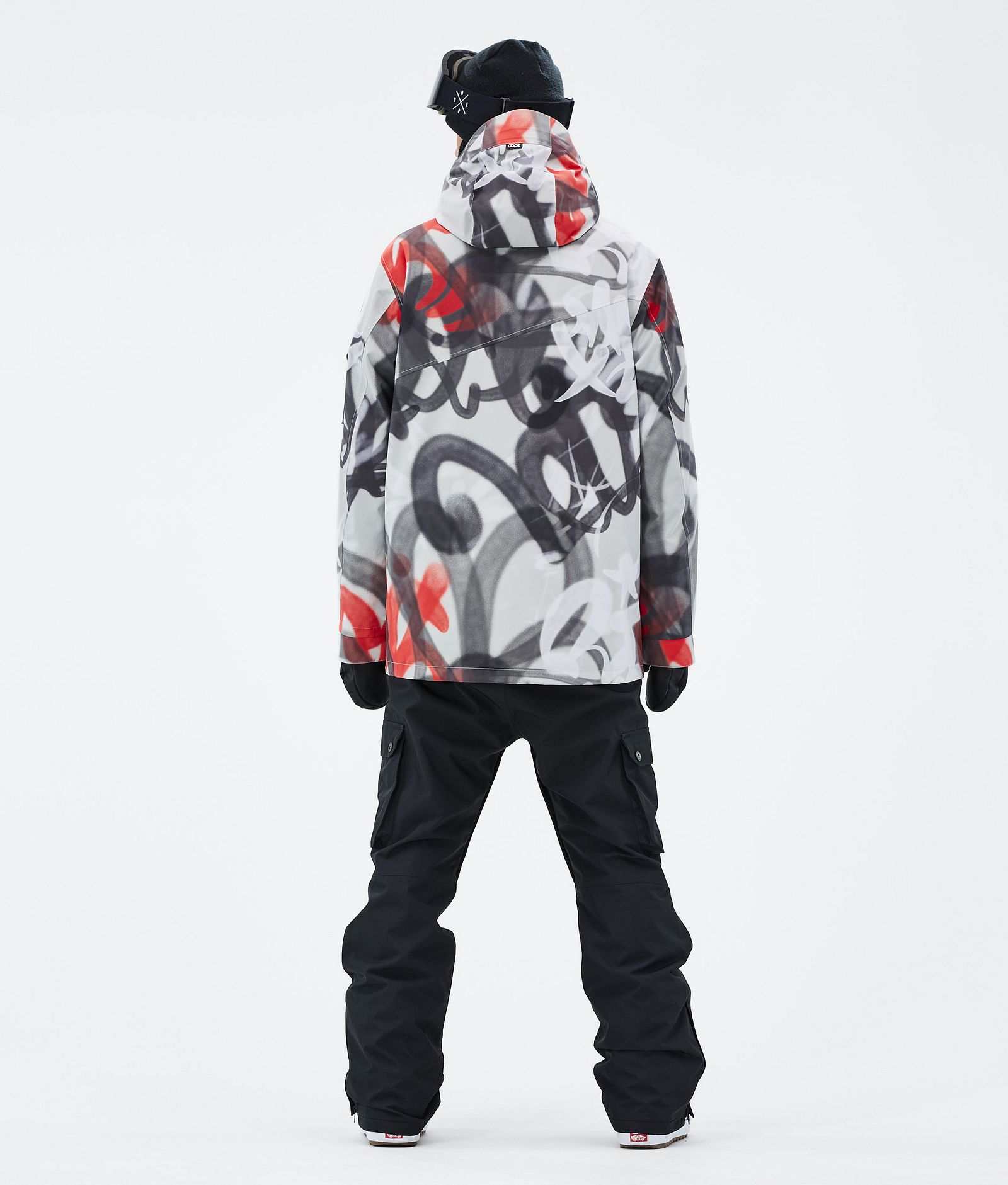 Adept Snowboardjacke Herren Spray Black Red, Bild 4 von 9