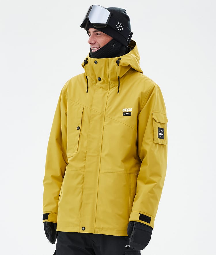 Adept Snowboard Jacket Men Yellow, Image 1 of 9