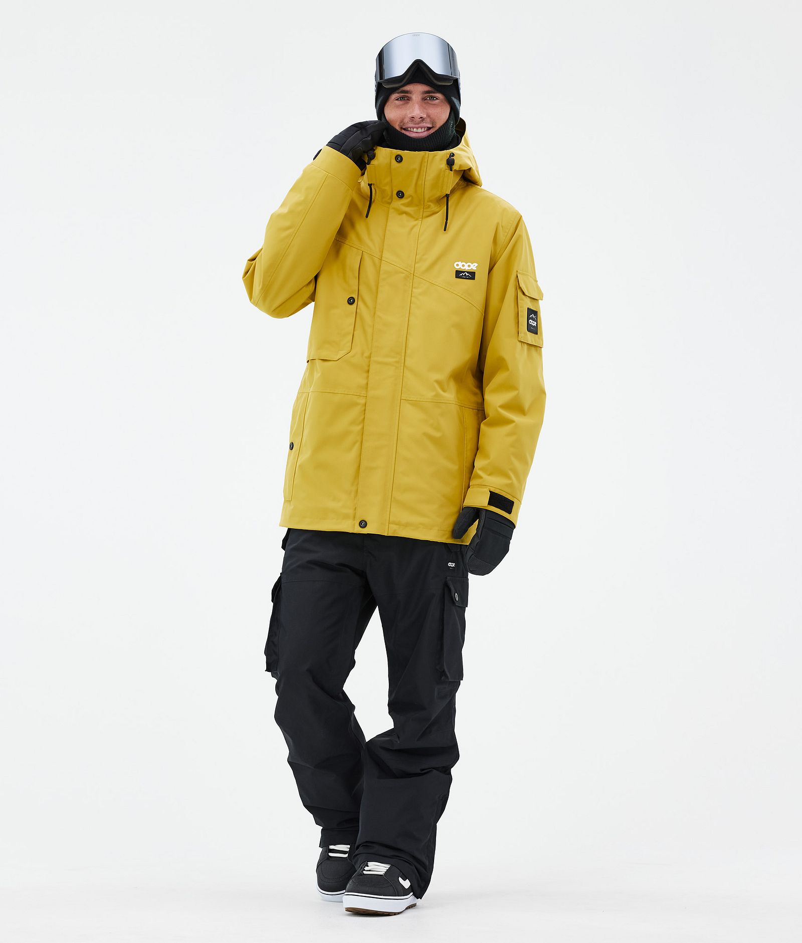 Adept Veste Snowboard Homme Yellow, Image 2 sur 9