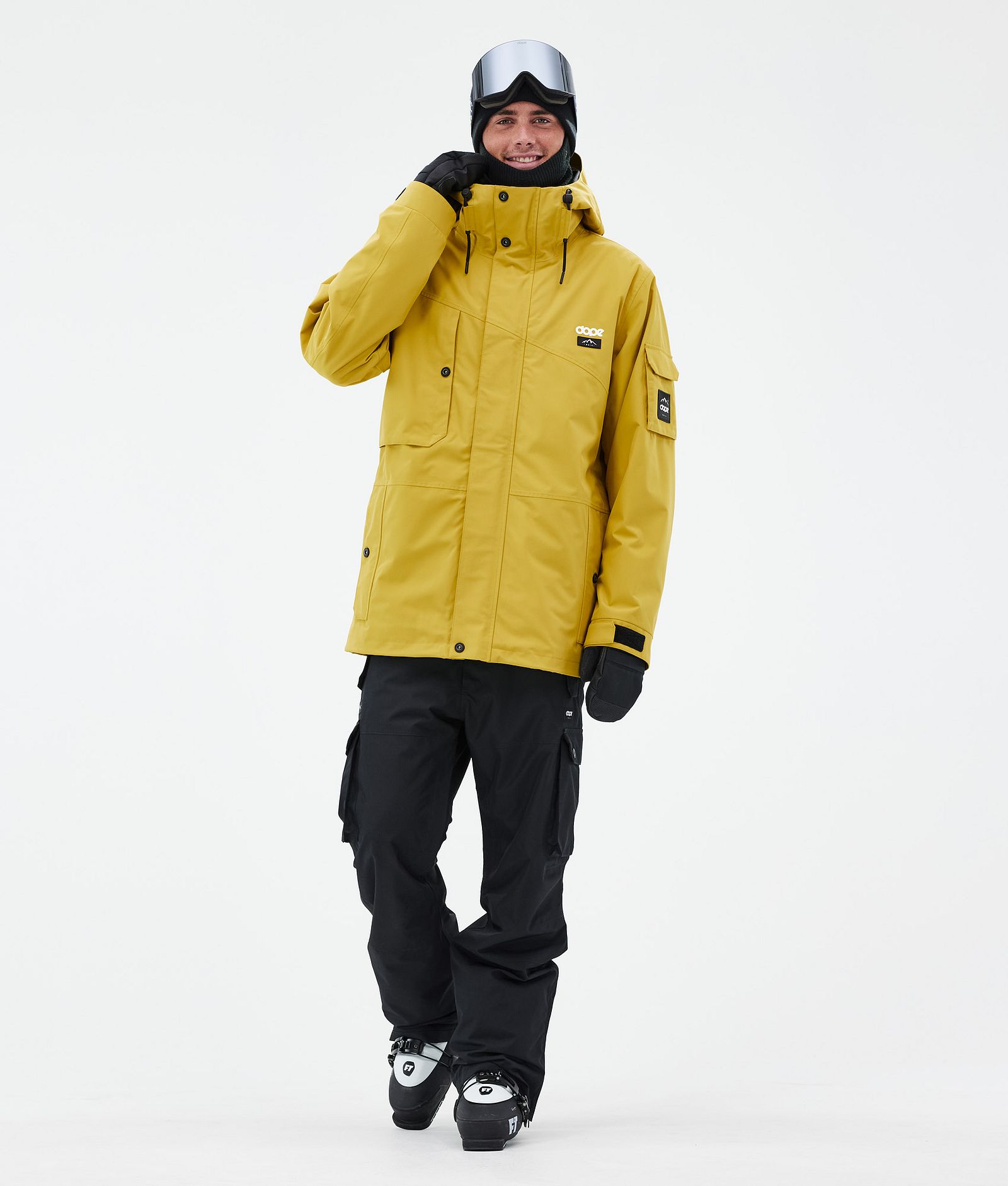 Adept Ski Jacket Men Yellow, Image 2 of 9