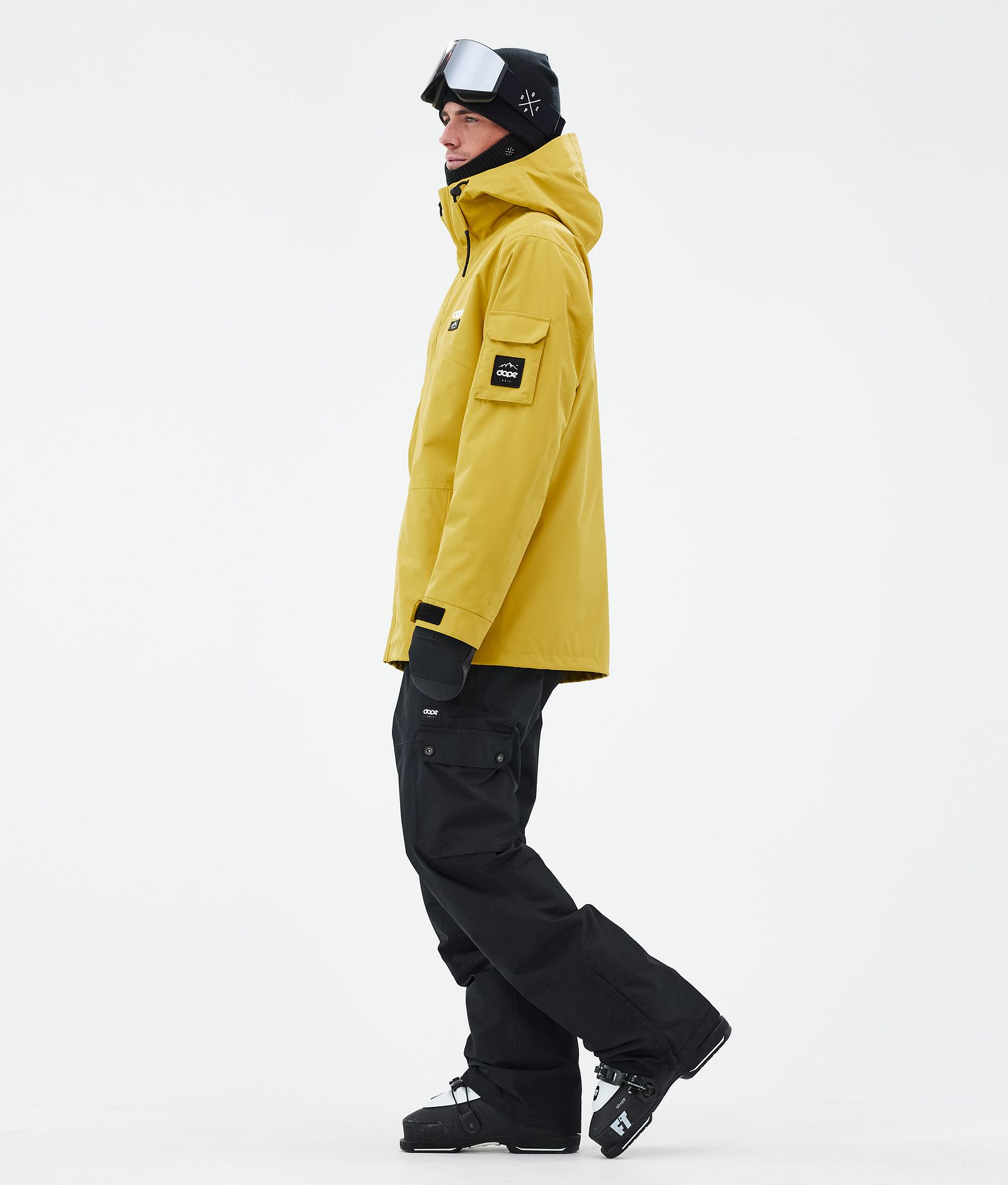 Adept Veste de Ski Homme Yellow, Image 3 sur 9