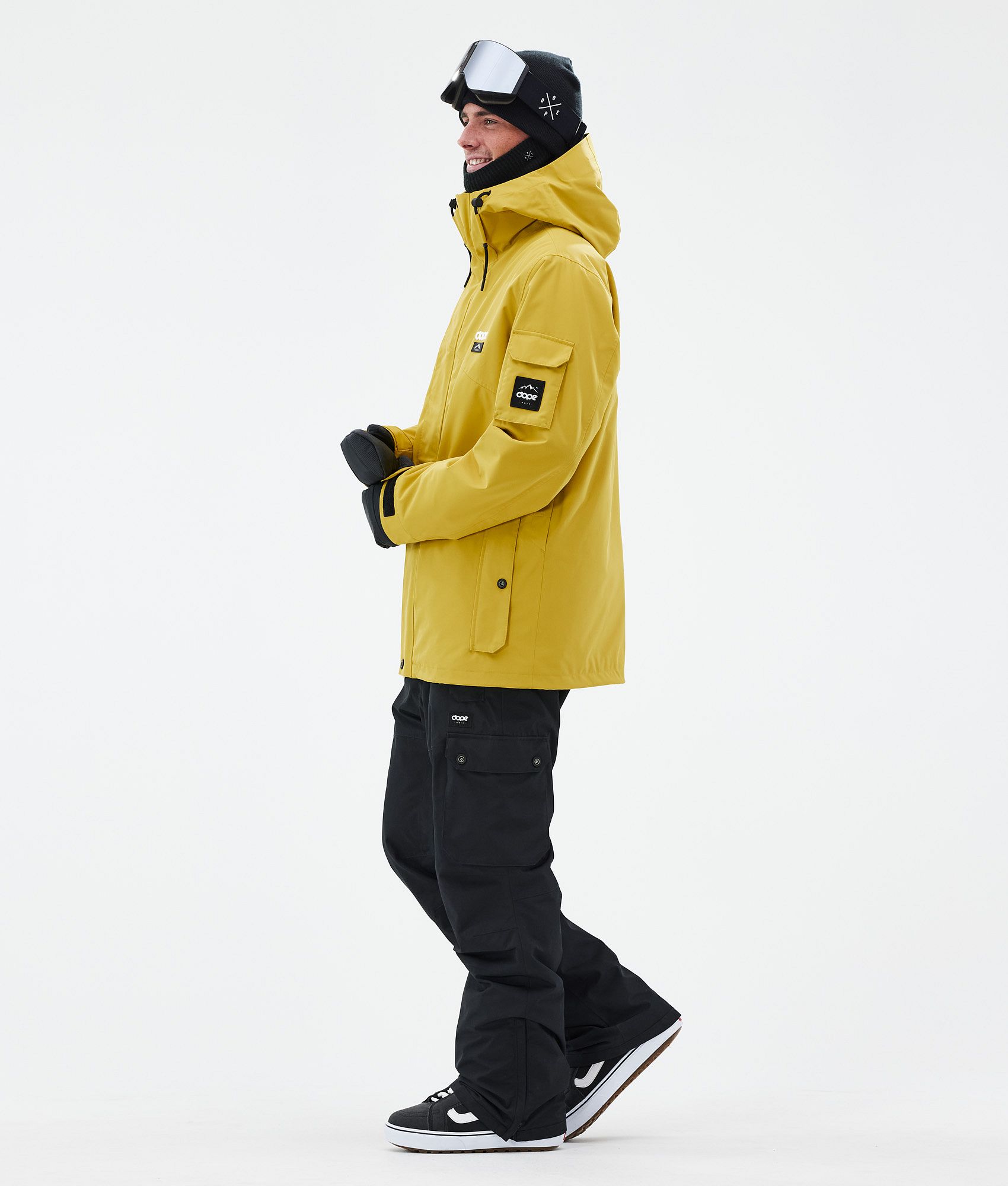 Dope Adept Snowboard Jacket Men Yellow Dopesnow