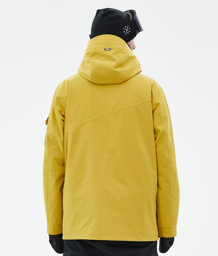 Adept Ski Jacket Men Yellow, Image 6 of 9