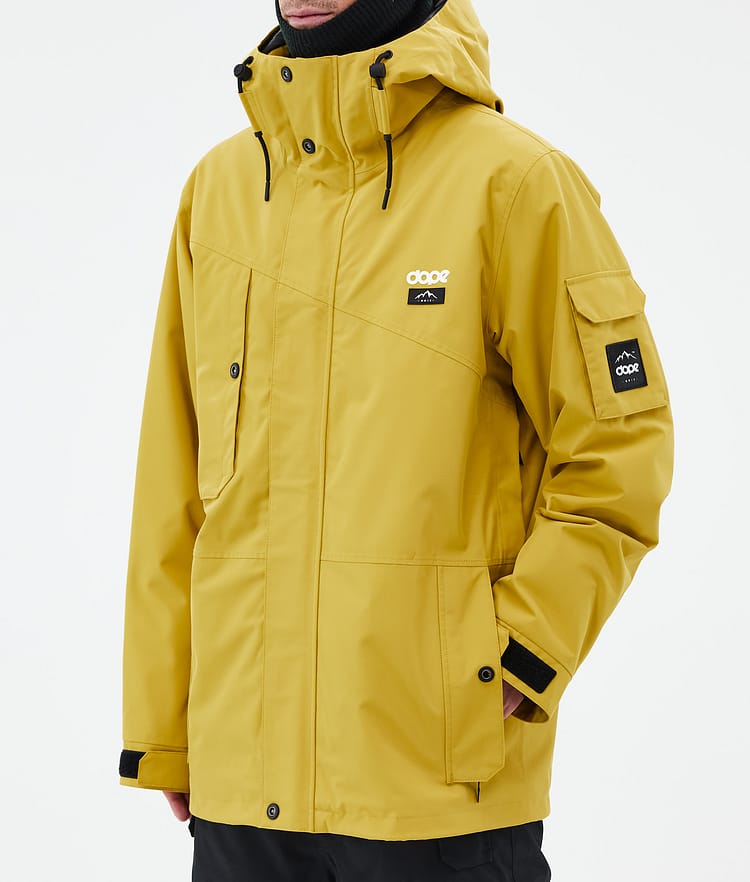 Adept Snowboard Jacket Men Yellow, Image 7 of 9