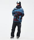 Blizzard Snowboard Jacket Men Shards Burgundy Blue, Image 2 of 8