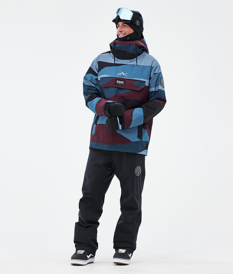 Blizzard Snowboardjakke Herre Shards Burgundy Blue, Bilde 2 av 8