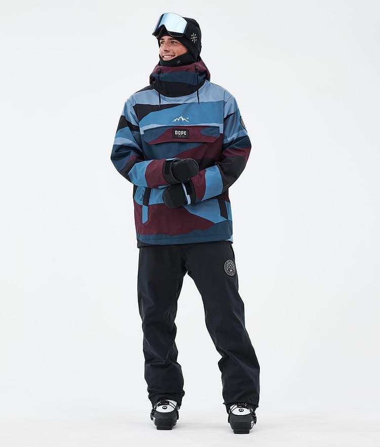 Blizzard Ski Jacket Men Shards Burgundy Blue, Image 2 of 8