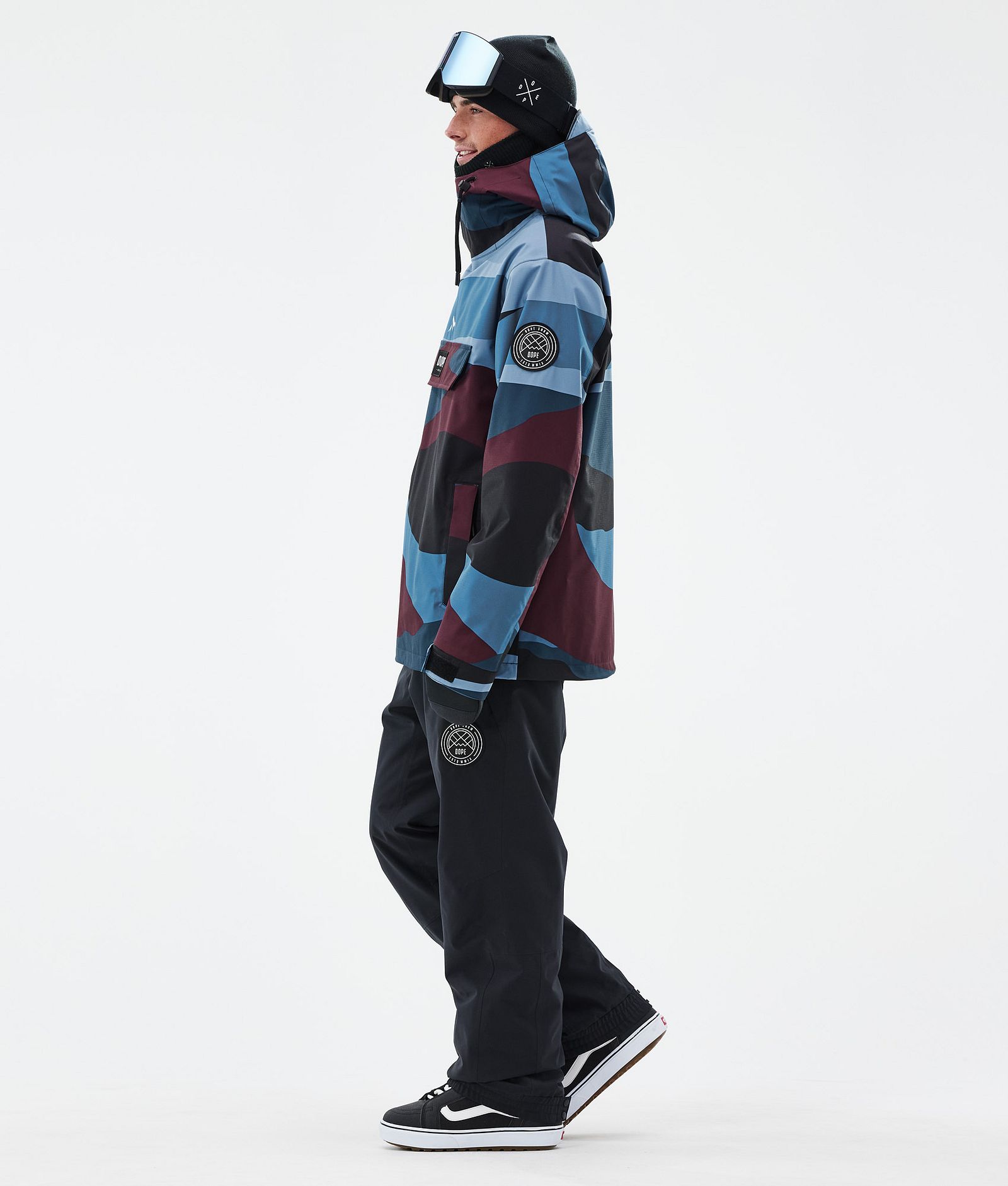 Blizzard Snowboardjakke Herre Shards Burgundy Blue, Bilde 3 av 8