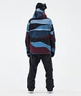 Blizzard Snowboardjakke Herre Shards Burgundy Blue, Billede 4 af 8