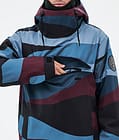 Blizzard Ski Jacket Men Shards Burgundy Blue, Image 8 of 8