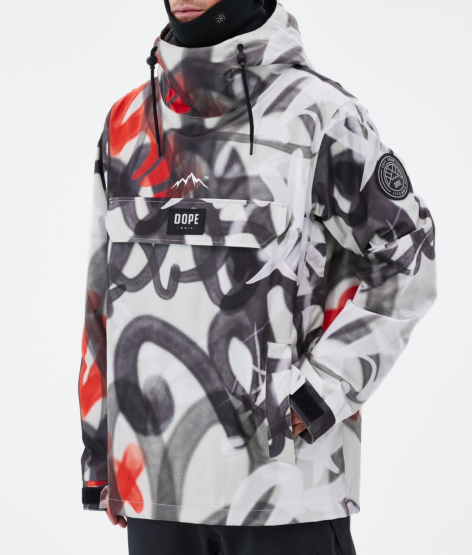 Blizzard Manteau Ski Homme Spray Black Red, Image 7 sur 8